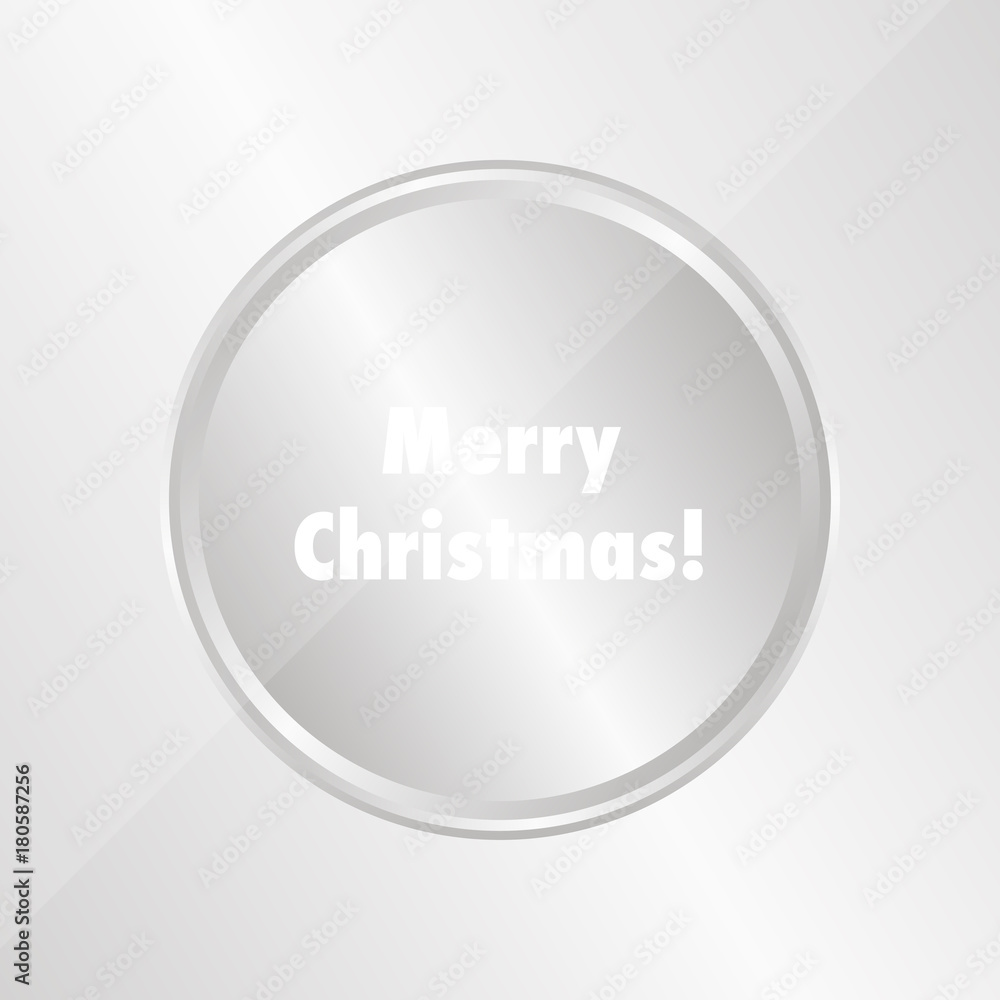 Silber Medaille - Merry Christmas Silber Medaille - Merry Christmas