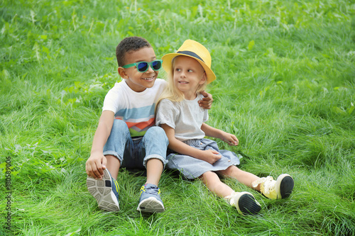 Cute fashionable children s...