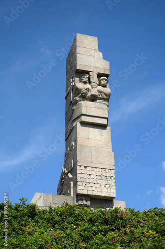 Obraz na płótnie Monument of the Coast Defenders at Westerplatte in Gdansk, Poland w salonie
