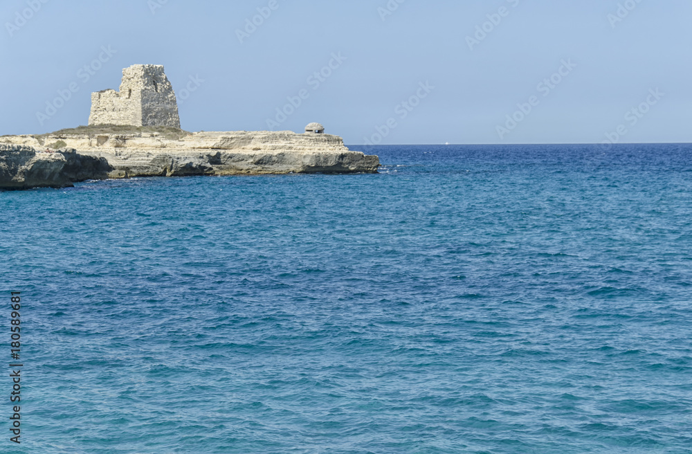 The seascape of the South Apulia
