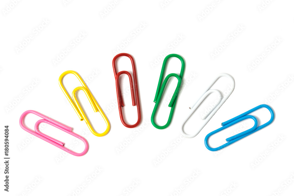 Paper clip on white background Paper clip on white background