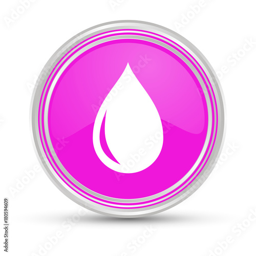 Pinker Button - Regentropfen