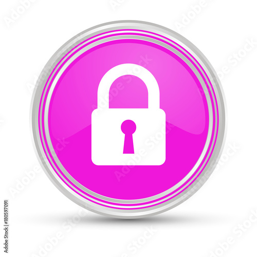 Pinker Button - Schloss
