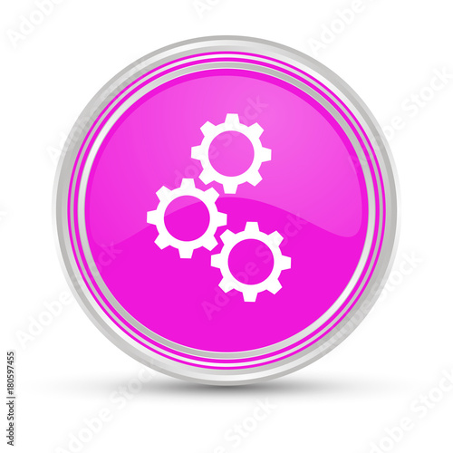 Pinker Button - Zahnräder - Einstellungen