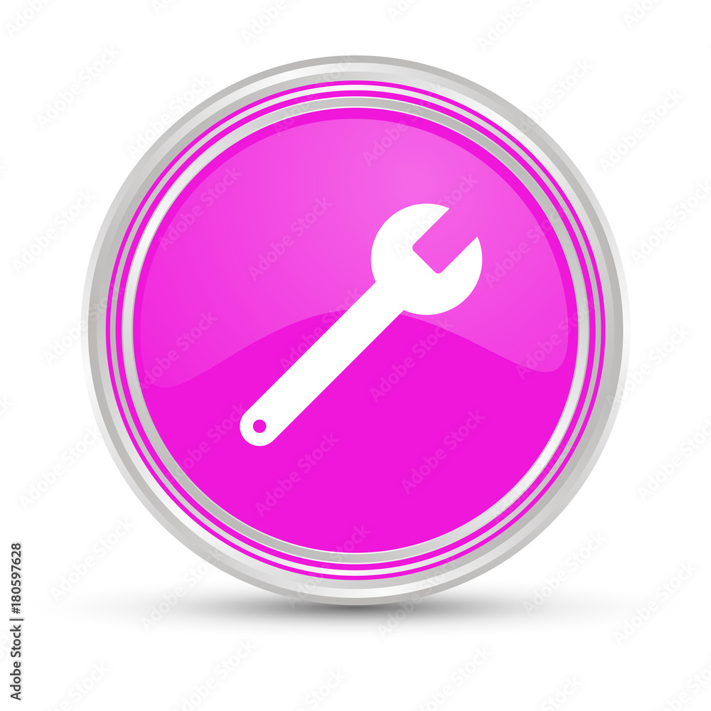 Pinker Button - Schraubenschlüssel Pinker Button - Schraubenschlüssel