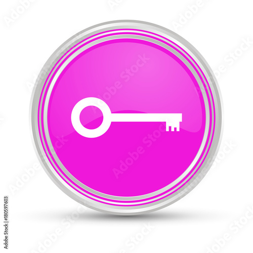 Pinker Button - Schlüssel - Sicherheit