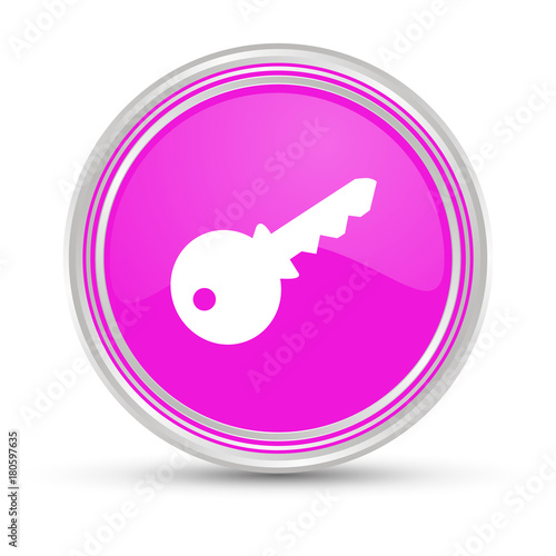 Pinker Button - Schlüssel - Sicherung