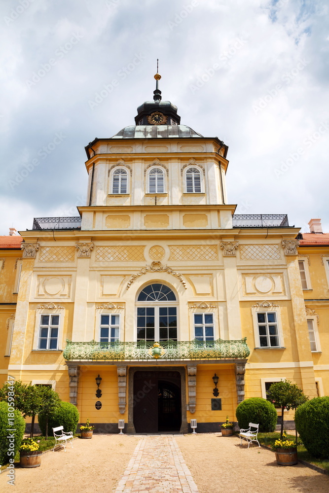 Fototapeta premium Baroque-Classicist New Chateau Horovice in Bohemia, Czech republic, Europe