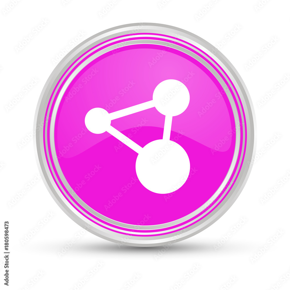 Pinker Button - Netzwerk Pinker Button - Netzwerk