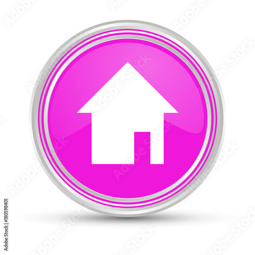 Pinker Button - Wohnhaus