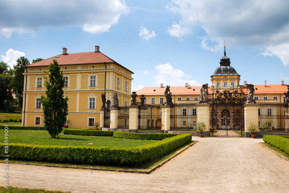 Baroque-Classicist New Chateau Horovice in Bohemia, Czech republic, Europe