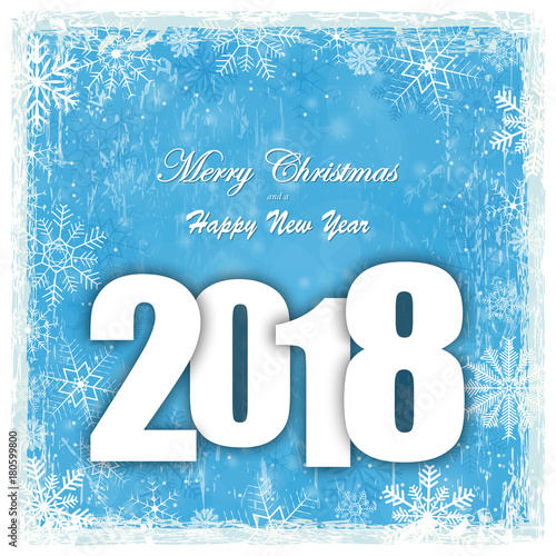 snow fall background for christmas and New Year 2018