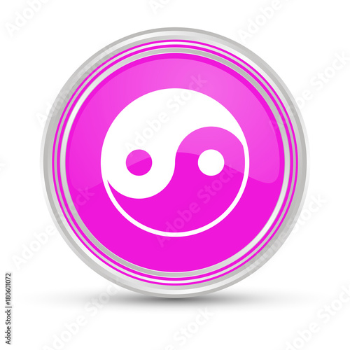 Pinker Button - Yin-yang