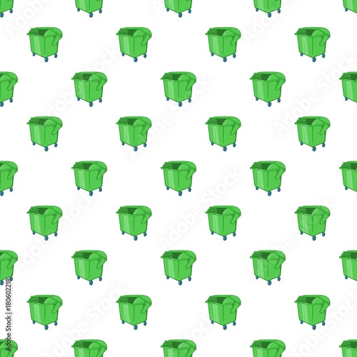 Dumpster pattern, cartoon style