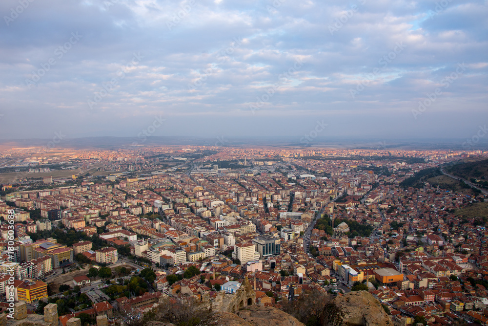 looking Afyon from the castle