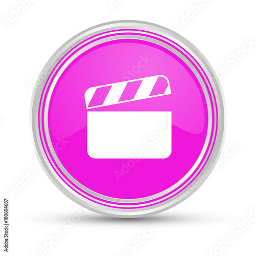 Pinker Button - Filmklappe - Filmdreh