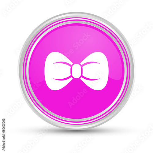 Pinker Button - Schleife