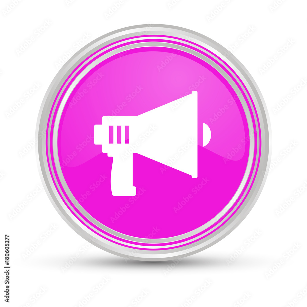 Pinker Button - Lautsprecher