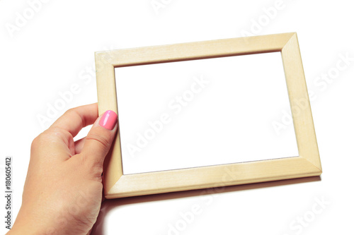 wooden retro frame