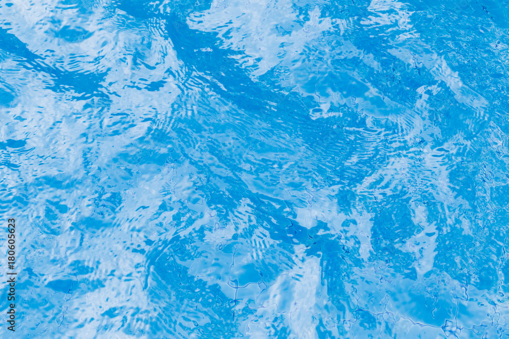 Abstract water in swimming pool