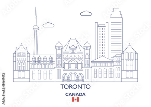 Toronto City Skyline, Canada