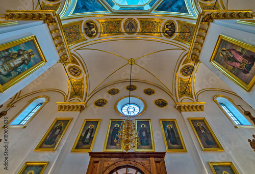 Church interior in Svyatogorsk Lavra photo