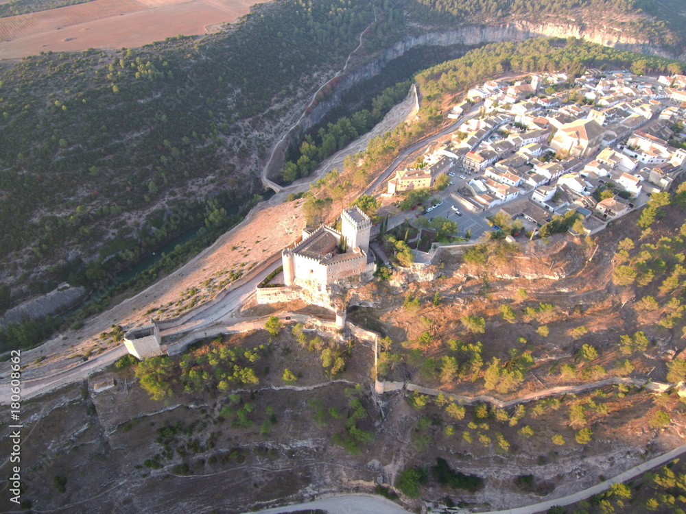 Vista aérea de Alarcón ( Cuenca)