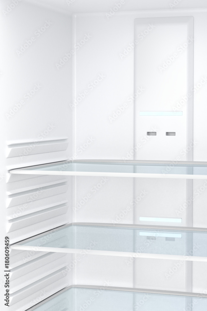 Empty refrigerator Empty refrigerator