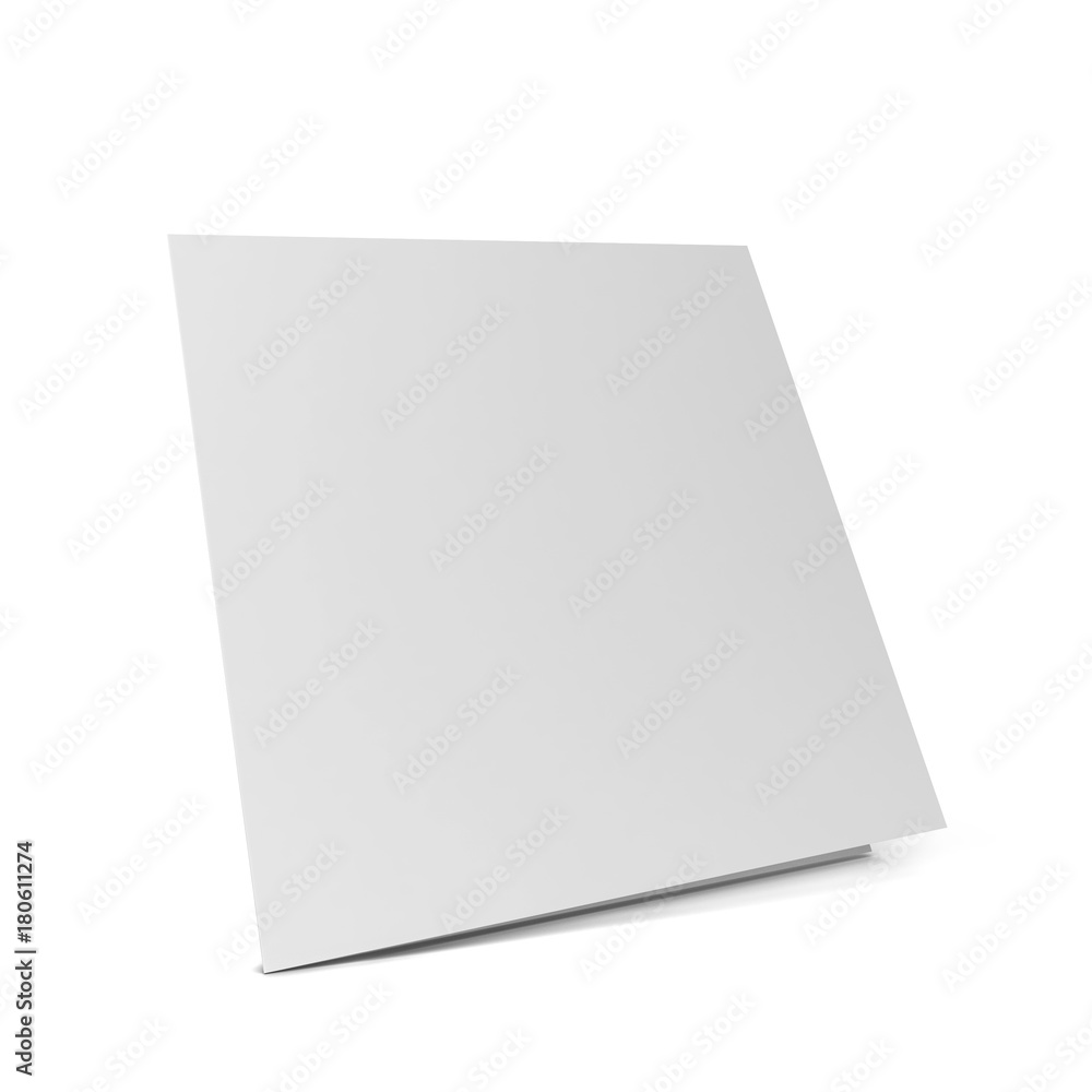 Blank leaflet mockup Blank leaflet mockup