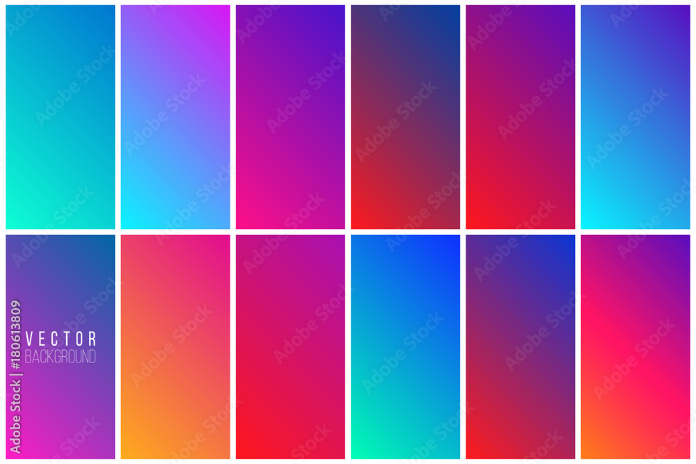 Abstract colorful vector background collection