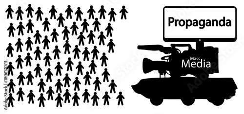news fake propaganda, mass media deception, government lies