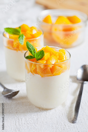 Yogurt With Some Mango