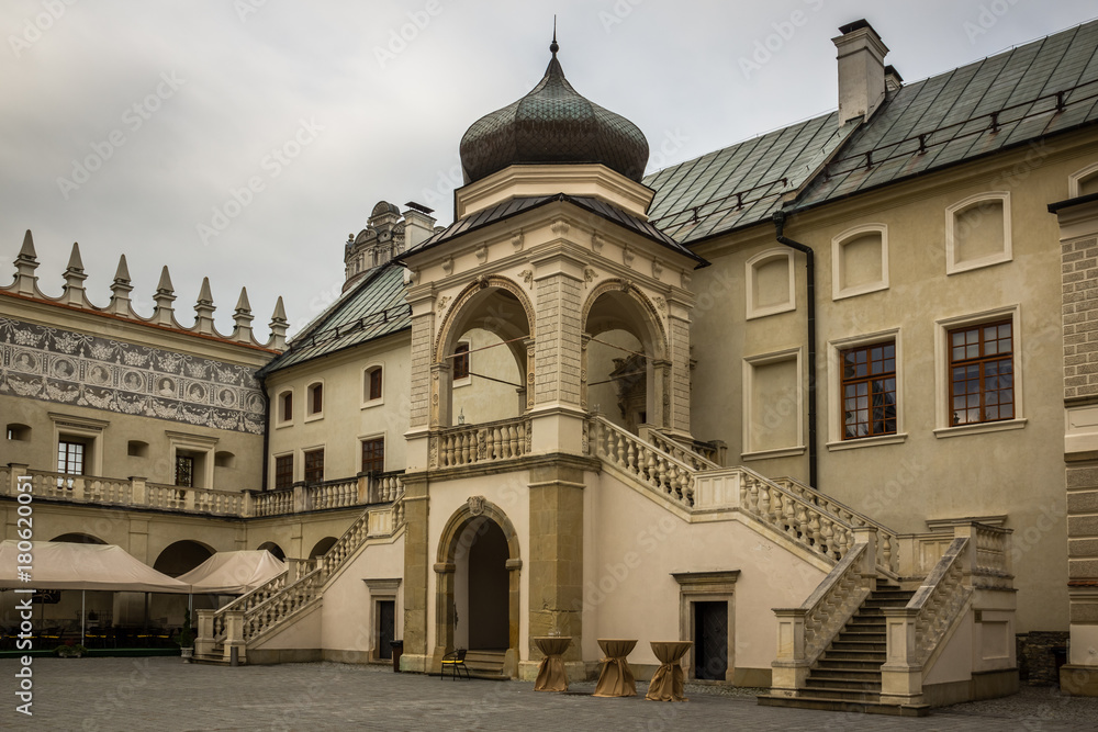 Renaissance castle in Krasiczyn, Podkarpackie, Poland