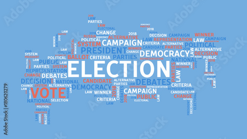 Election word cloud.
