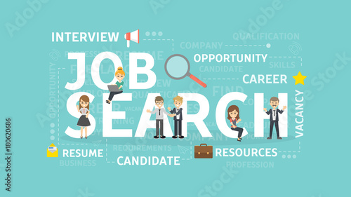 Job search concept.