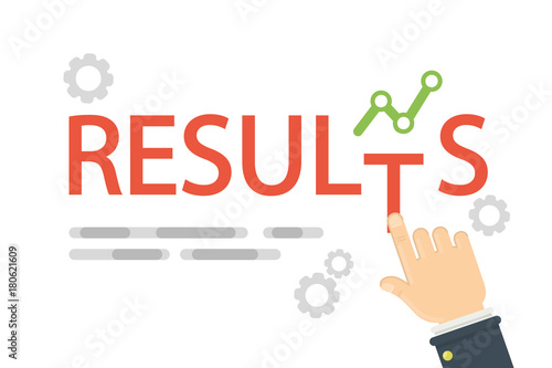 Business results concept.