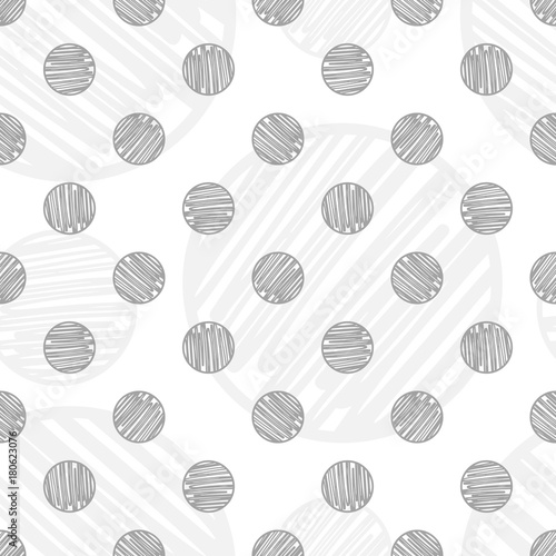 Hand Draw Seamless Pattern Background Vector