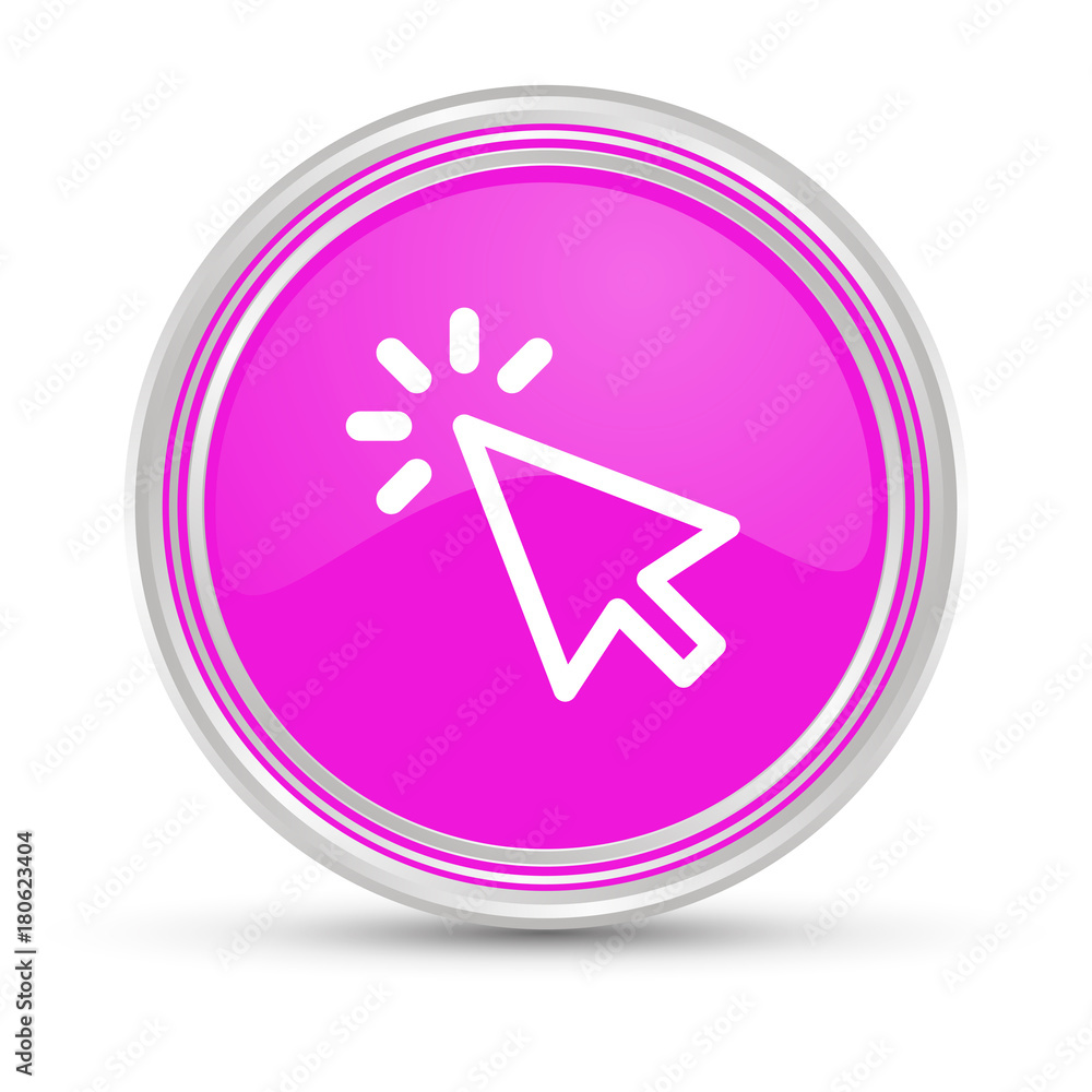 Pinker Button - Mauszeiger klick Stock Vector | Adobe Stock