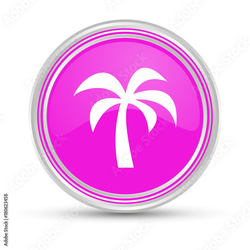 Pinker Button - Palmbaum