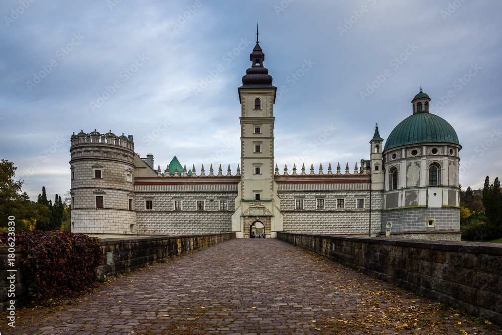 Renaissance castle in Krasiczyn, Podkarpackie, Poland