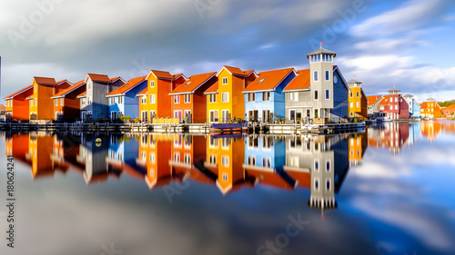 Bunte Häuser Groningen Hafen photo