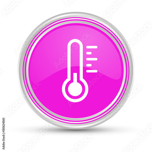 Pinker Button - Thermometer kühl