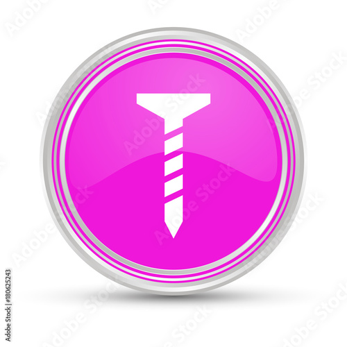 Pinker Button - Schraube - Bauen