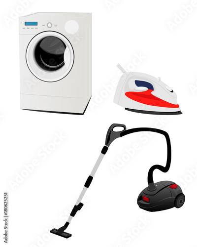 equipment for homework vector design