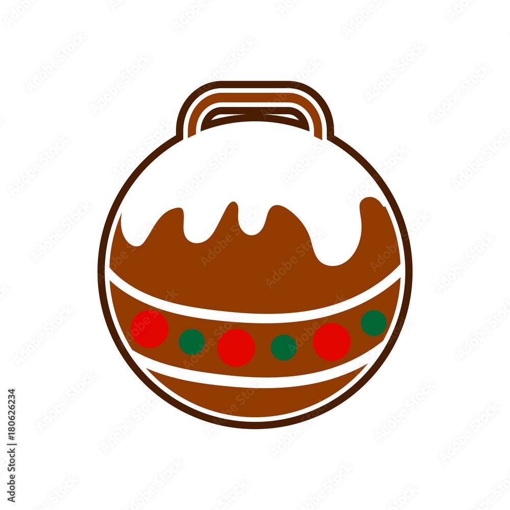 Lebkuchen-Christbaumkugel Lebkuchen-Christbaumkugel