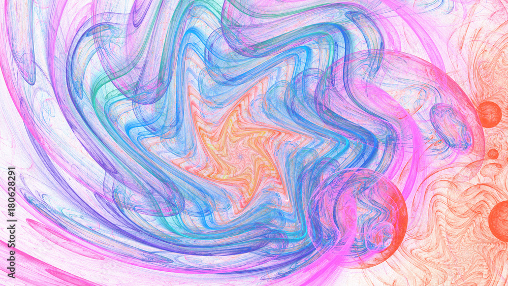 Clubs of colored smoke. Displacement time and space. 3D surreal illustration. Sacred geometry. Mysterious psychedelic relaxation pattern. Fractal abstract texture. Digital artwork graphic astrology Clubs of colored smoke. Displacement time and space. 3D surreal illustration. Sacred geometry. Mysterious psychedelic relaxation pattern. Fractal abstract texture. Digital artwork graphic astrology