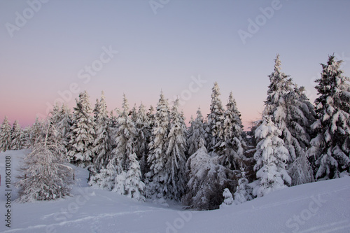blaue stunde am berg im winter © swa182