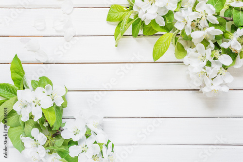 Beautiful frame with white ...