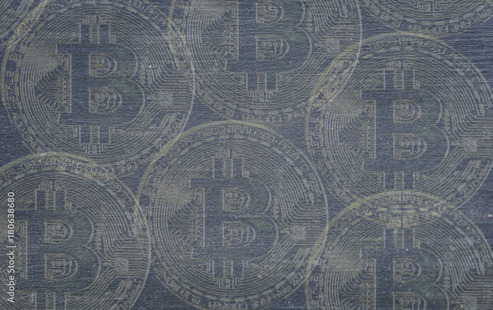 Bitcoin background illustration