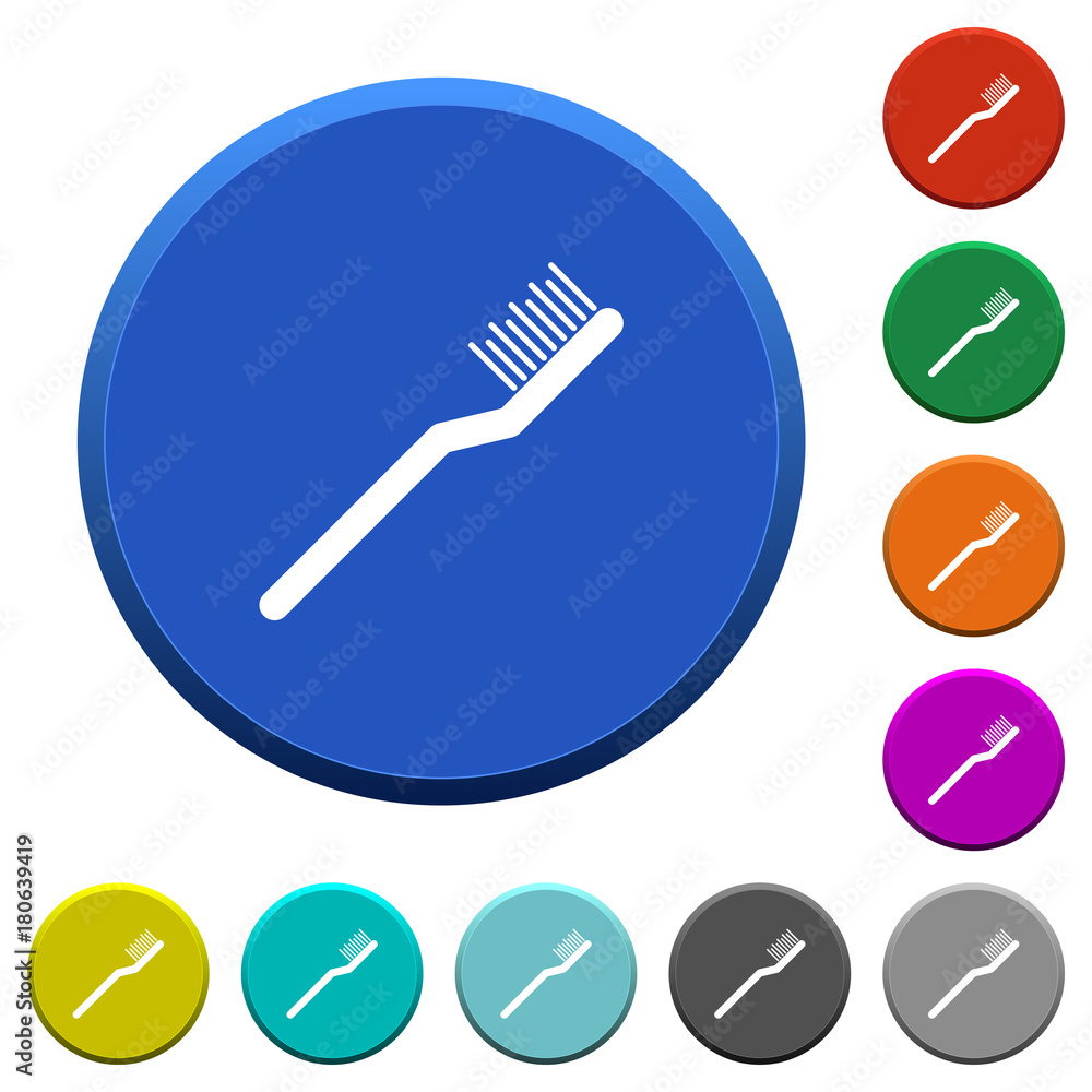 Toothbrush beveled buttons Toothbrush beveled buttons